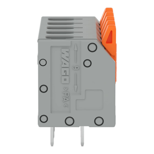 Borne pour circuits imprimés Levier 2,5mm² pas 5mm 5 pôles; gris - Wago - 26023105