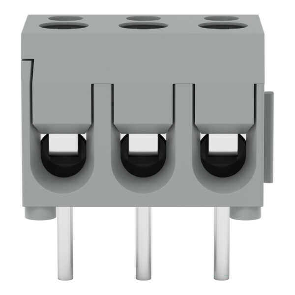 Borne pour circuits imprimés 2,5mm² pas5.08mm 3 pôles; gris - Wago - 237133