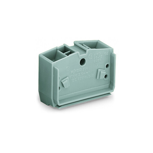 Borne centrale 4c / 2,5 mm² / gris - Wago - 264351