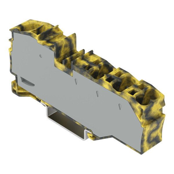 Borne de distribution avec ouverture de manip. 1x16 mm²  6x4 mm² gris-jaune - Wago - 20168031/000053