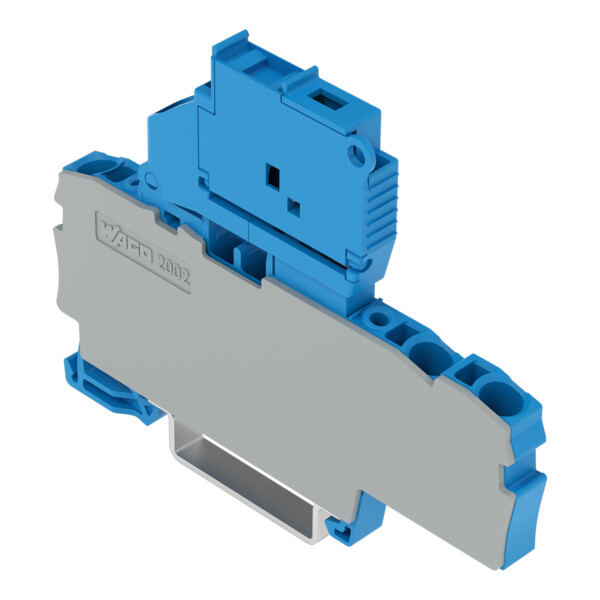 TOPJOB®S : Borne fusible 5x20 3C / 2,5 (4) mm² / Bleu - Wago - 20021714