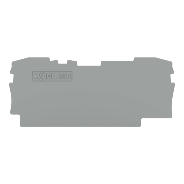 TOPJOB®S : Plaque d'extrémité et intermédiaire 2C / Gris - Wago - 20041691