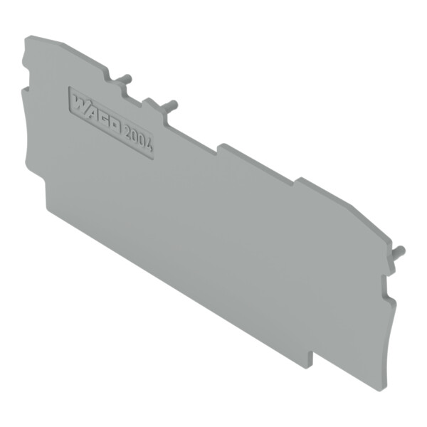 TOPJOB®S : Plaque d'extrémité et intermédiaire 2C / Gris - Wago - 20041691