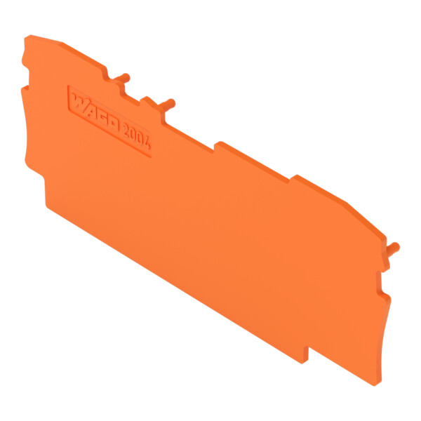 TOPJOB®S : Plaque d'extrémité et intermédiaire 2C / Orange - Wago - 20041692