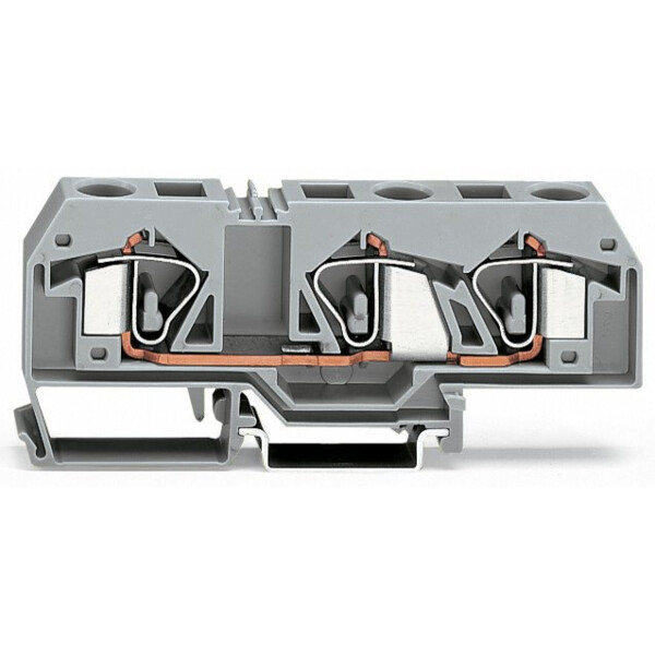 Borne de passage 3c / 16 mm² / cfmc / orange - Wago - 283672