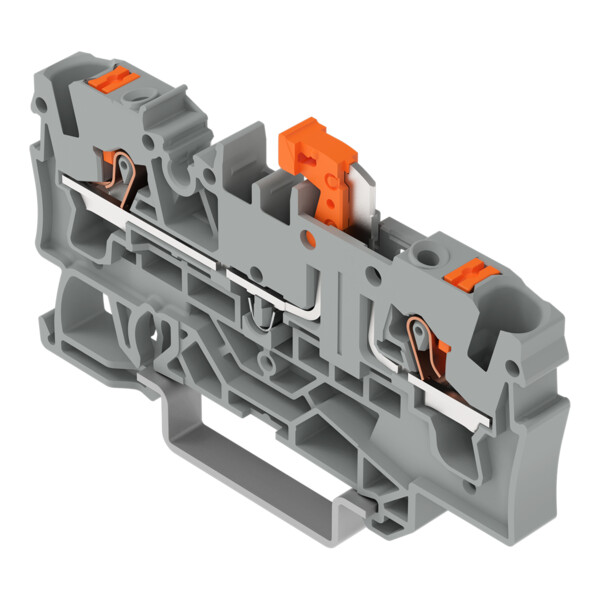 TOPJOB®S : Borne sectionnable 2C / 4 (6) mm² / Bleu - Wago - 22041674