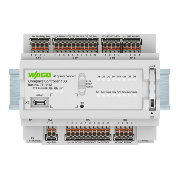 Compact Controller 100 Multi I/O - Secure - Wago - 7519412