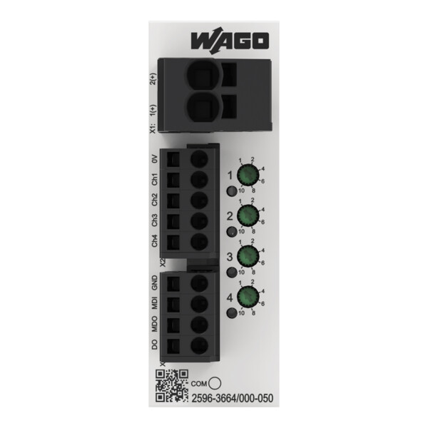 Disjoncteur électronique 24 V DC - 4 canaux 1...10 A (Manchester) - Wago - 25963664/000050
