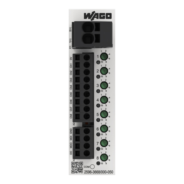 Disjoncteur électronique 24 V DC - 8 canaux 1...10 A (Manchester) - Wago - 25963668/000050