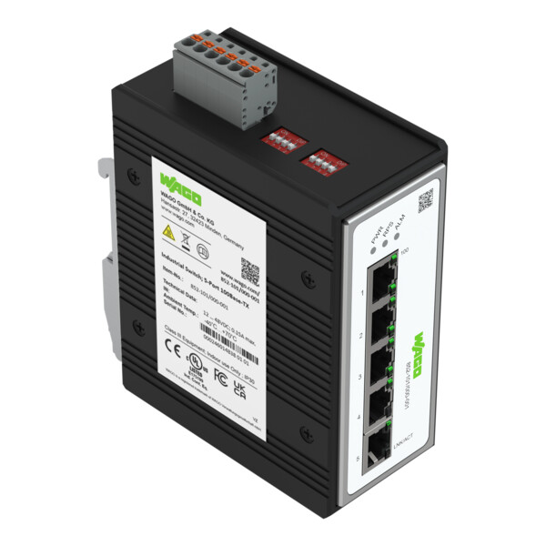 Switch ETHERNET 5 ports 100Base-TX - Wago - 852101/000001