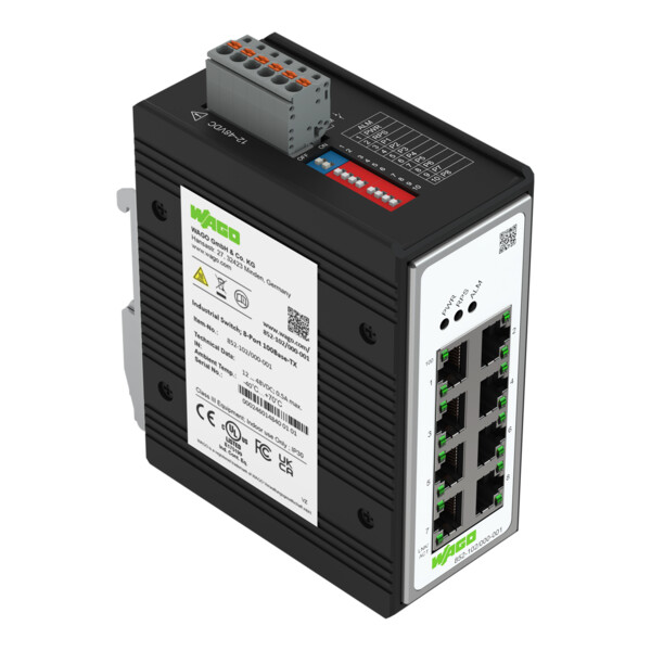 Switch ETHERNET 8 ports 100Base-TX - Wago - 852102/000001