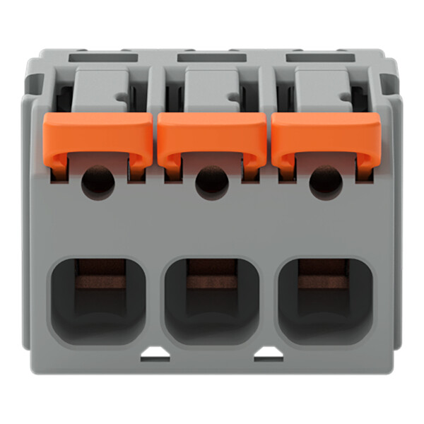 Connecteur femelle pour 1 conducteur Levier Push-in CAGE CLAMP®; gris - Wago - 22311103/327047