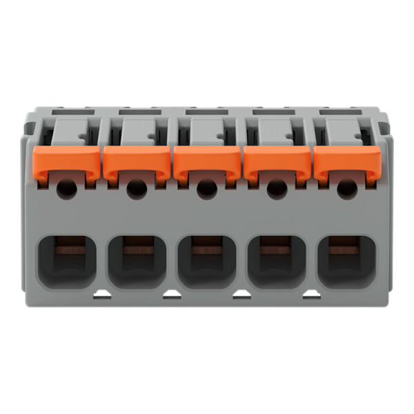 Connecteur femelle pour 1 conducteur Levier Push-in CAGE CLAMP®; gris - Wago - 22311105/327047