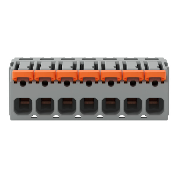 Connecteur femelle pour 1 conducteur Levier Push-in CAGE CLAMP®; gris - Wago - 22311107/327047