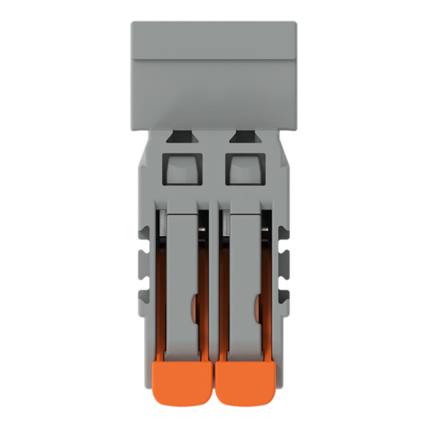 Connecteur mâle pour 1 conducteur Levier Push-in CAGE CLAMP®; gris - Wago - 22311602/332000