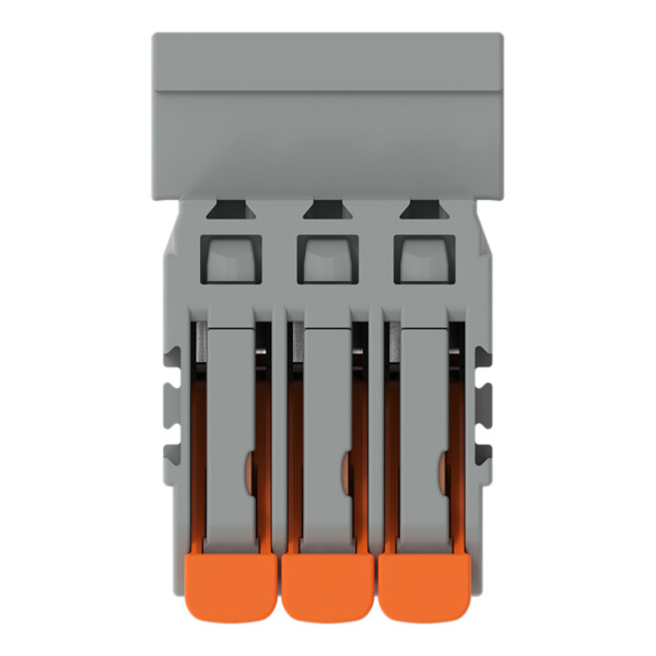 Connecteur mâle pour 1 conducteur Levier Push-in CAGE CLAMP®; gris - Wago - 22311603/333000