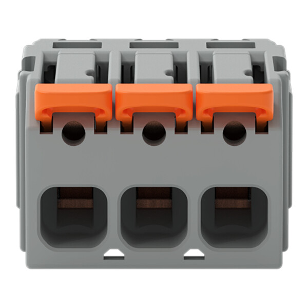 Connecteur mâle pour 1 conducteur Levier Push-in CAGE CLAMP®; gris - Wago - 22311603/333000