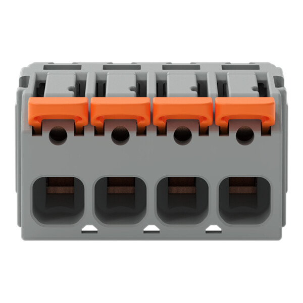 Connecteur mâle pour 1 conducteur Levier Push-in CAGE CLAMP®; gris - Wago - 22311604/334000