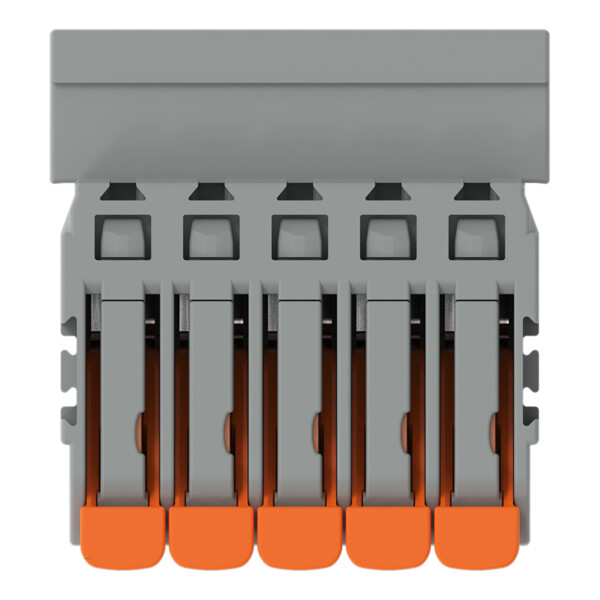 Connecteur mâle pour 1 conducteur Levier Push-in CAGE CLAMP®; gris - Wago - 22311605/334000