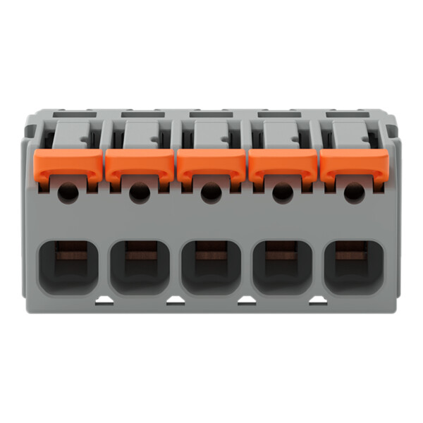 Connecteur mâle pour 1 conducteur Levier Push-in CAGE CLAMP®; gris - Wago - 22311605/334000