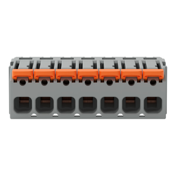 Connecteur mâle pour 1 conducteur Levier Push-in CAGE CLAMP®; gris - Wago - 22311607/000044