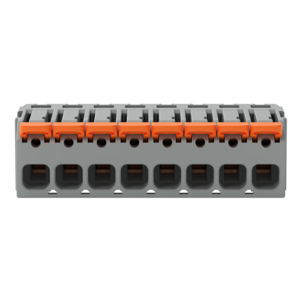 Connecteur mâle pour 1 conducteur Levier Push-in CAGE CLAMP®; gris - Wago - 22311608/000044