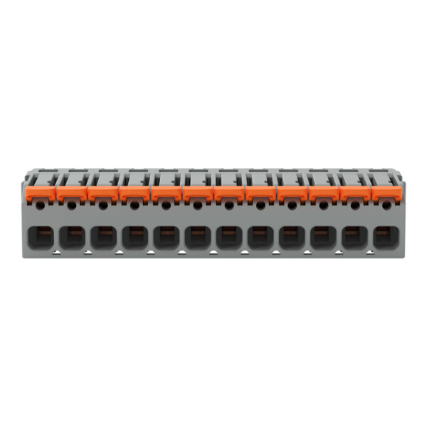 Connecteur mâle pour 1 conducteur Levier Push-in CAGE CLAMP®; gris - Wago - 22311612/336000