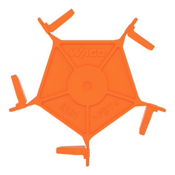 Support de codage 5 éléments de codage; orange - Wago - 2231506