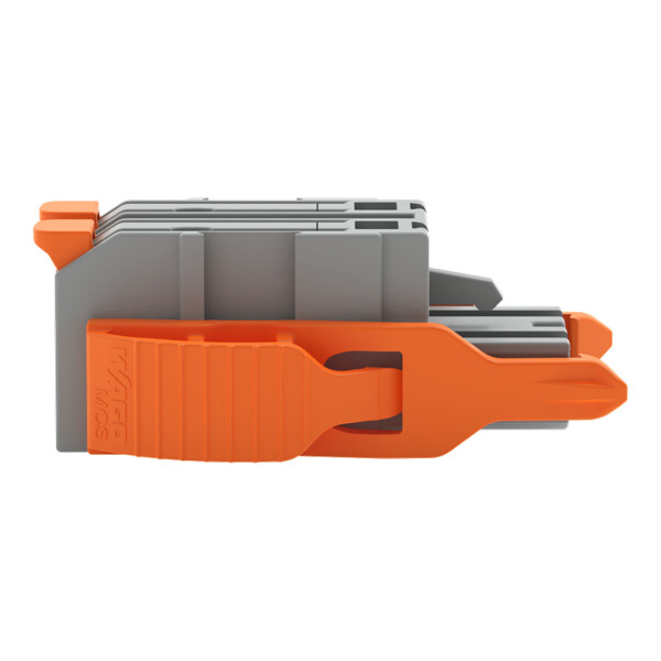 Connecteur femelle pour 1 conducteur Levier Push-in CAGE CLAMP®; gris - Wago - 22321202/038000