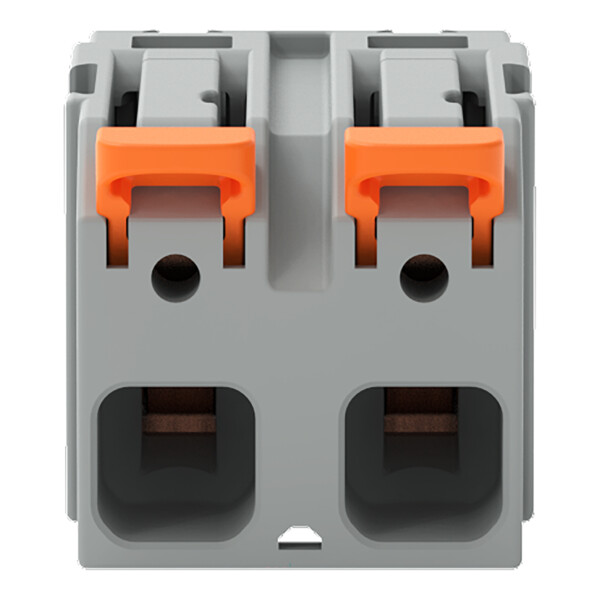 Connecteur femelle pour 1 conducteur Levier Push-in CAGE CLAMP®; gris - Wago - 22321202/327000