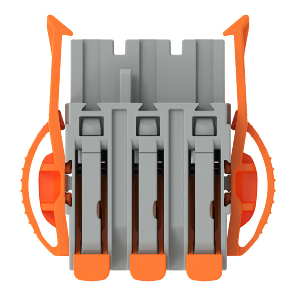 Connecteur femelle pour 1 conducteur Levier Push-in CAGE CLAMP®; gris - Wago - 22321203/038000