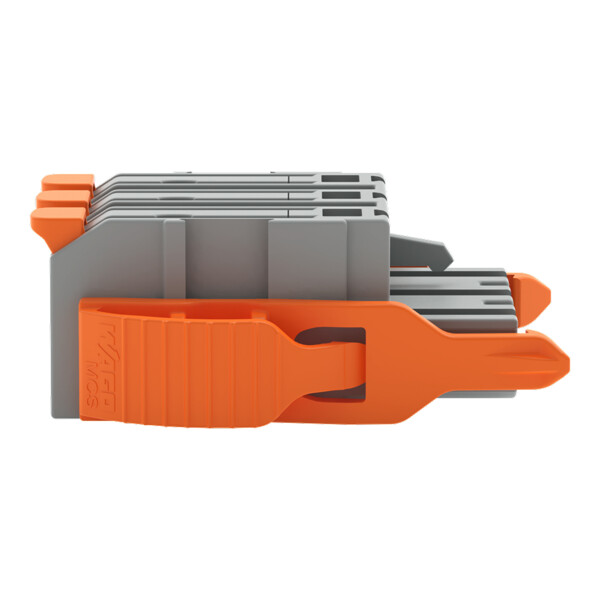 Connecteur femelle pour 1 conducteur Levier Push-in CAGE CLAMP®; gris - Wago - 22321203/038000