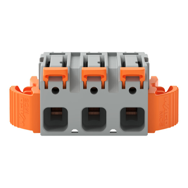 Connecteur femelle pour 1 conducteur Levier Push-in CAGE CLAMP®; gris - Wago - 22321203/038000