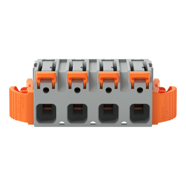 Connecteur femelle pour 1 conducteur Levier Push-in CAGE CLAMP®; gris - Wago - 22321204/038000