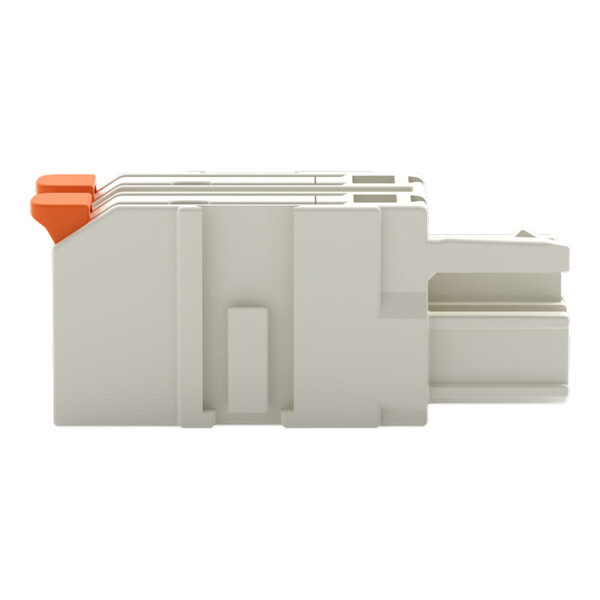 Connecteur femelle pour 1 conducteur Levier Push-in CAGE CLAMP®; gris clair - Wago - 27221202/326000