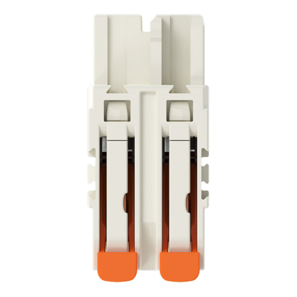 Connecteur femelle pour 1 conducteur Levier Push-in CAGE CLAMP®; gris clair - Wago - 27221202/326000