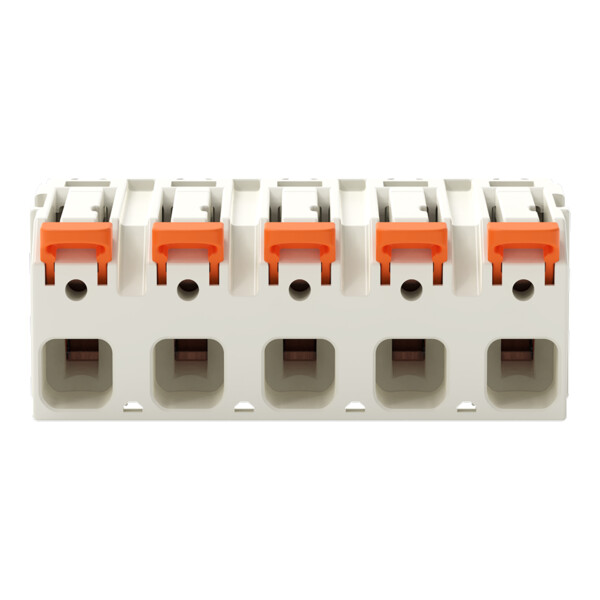 Connecteur femelle pour 1 conducteur Levier Push-in CAGE CLAMP®; gris clair - Wago - 27221205/326000