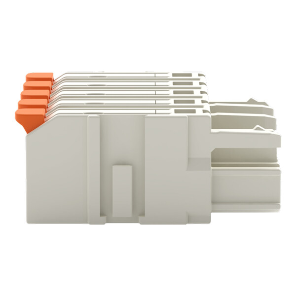 Connecteur femelle pour 1 conducteur Levier Push-in CAGE CLAMP®; gris clair - Wago - 27221205/326000
