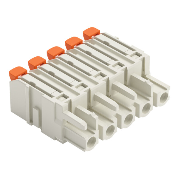 Connecteur femelle pour 1 conducteur Levier Push-in CAGE CLAMP®; gris clair - Wago - 27221205/326000