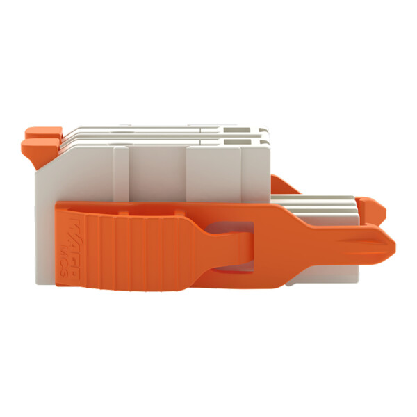 Connecteur femelle pour 1 conducteur Levier Push-in CAGE CLAMP®; gris clair - Wago - 27241202/038000