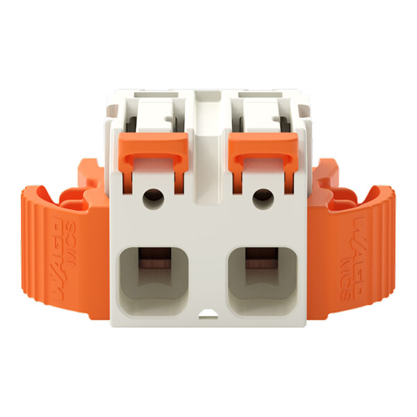 Connecteur femelle pour 1 conducteur Levier Push-in CAGE CLAMP®; gris clair - Wago - 27241202/038000