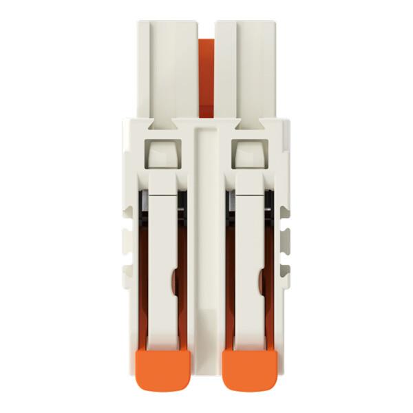 Connecteur femelle pour 1 conducteur Levier Push-in CAGE CLAMP®; gris clair - Wago - 27241202/323000