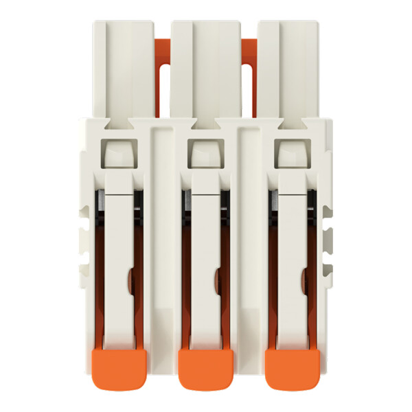 Connecteur femelle pour 1 conducteur Levier Push-in CAGE CLAMP®; gris clair - Wago - 27241203/323000
