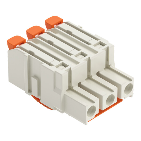 Connecteur femelle pour 1 conducteur Levier Push-in CAGE CLAMP®; gris clair - Wago - 27241203/323000