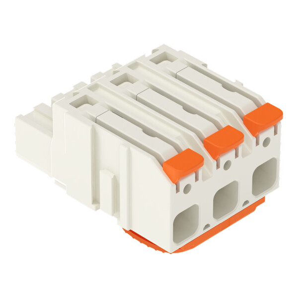 Connecteur femelle pour 1 conducteur Levier Push-in CAGE CLAMP®; gris clair - Wago - 27241203/323000