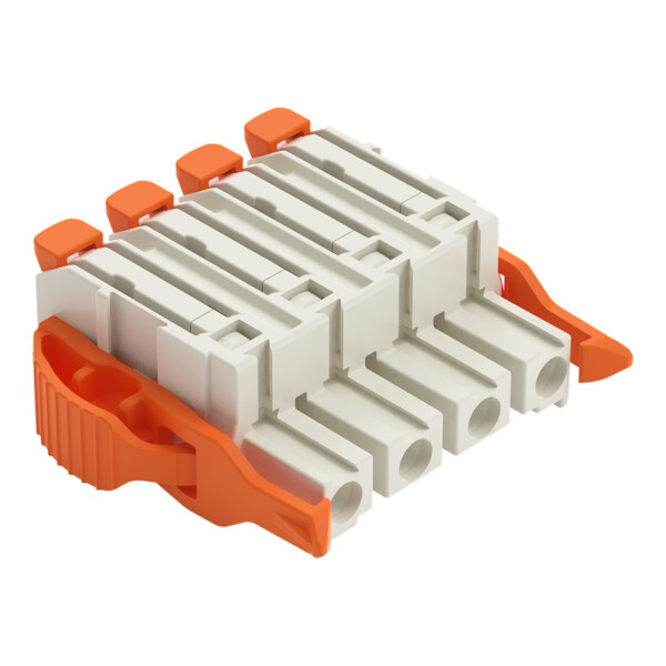 Connecteur femelle pour 1 conducteur Levier Push-in CAGE CLAMP®; gris clair - Wago - 27241204/038000