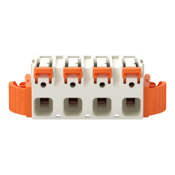 Connecteur femelle pour 1 conducteur Levier Push-in CAGE CLAMP®; gris clair - Wago - 27241204/038000