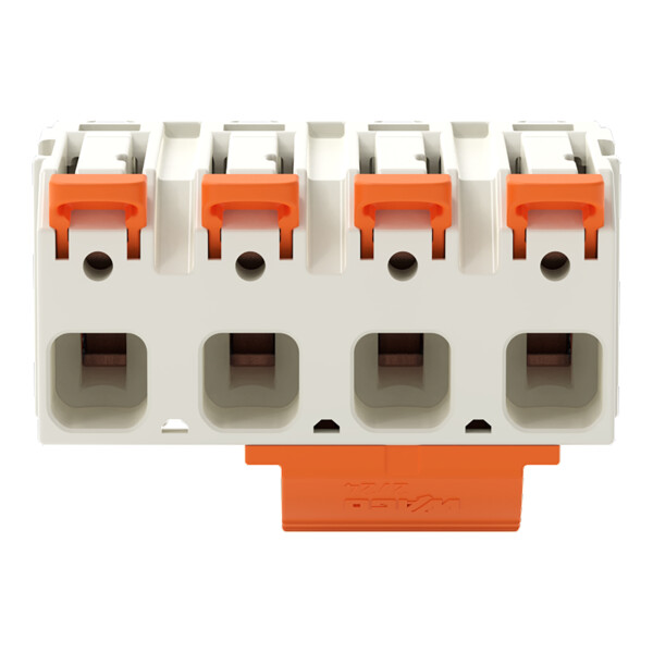 Connecteur femelle pour 1 conducteur Levier Push-in CAGE CLAMP®; gris clair - Wago - 27241204/323000