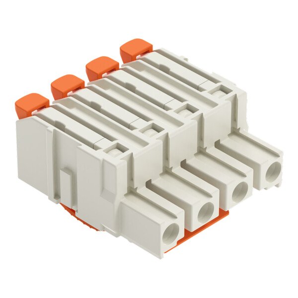 Connecteur femelle pour 1 conducteur Levier Push-in CAGE CLAMP®; gris clair - Wago - 27241204/323000