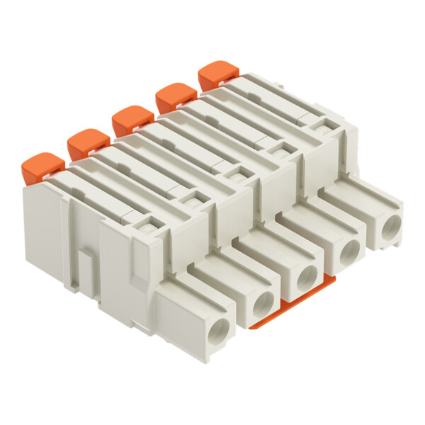 Connecteur femelle pour 1 conducteur Levier Push-in CAGE CLAMP®; gris clair - Wago - 27241205/323000